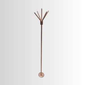 Lightning arrester is located close to the equipment that is to be protected